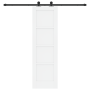 Puerta Corredera con Set de Herrajes Blanca 61x198.5 cm de Madera Maciza de Pino | Foro24.es | Tu tienda online para hogar, jardín y más Foro24.es