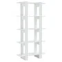 Glänzend weißes Regal/Raumteiler 80x30x160 cm von vidaXL, Bücherregale und Regale - Ref: Foro24-811571, Preis: 71,72 €, Rabat...