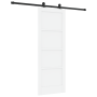 Puerta corrediza  con herrajes blanca 73.5x198.5 cm de pino sólido | Foro24.es | Tu tienda online para hogar, jardín y más Foro24.es