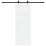 Puerta corrediza  con herrajes blanca 73.5x198.5 cm de pino sólido | Foro24.es | Tu tienda online para hogar, jardín y más Foro24.es