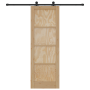 Puerta corrediza  con juego de herrajes 73.5x211 cm Madera Maciza de Pino | Foro24.es | Tu tienda online para hogar, jardín y más Foro24.es
