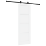 Puerta deslizante  con juego de herrajes blanca 73.5x211 cm de madera maciza de pino | Foro24.es | Tu tienda online para hogar, jardín y más Foro24.es