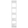 Glänzend weißes Regal/Raumteiler 80x30x160 cm von vidaXL, Bücherregale und Regale - Ref: Foro24-811571, Preis: 71,72 €, Rabat...