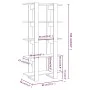 Glänzend weißes Regal/Raumteiler 80x30x160 cm von vidaXL, Bücherregale und Regale - Ref: Foro24-811571, Preis: 71,72 €, Rabat...