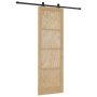 Puerta corrediza con conjunto de hardware 78x232 cm de madera maciza de pino | Foro24.es | Tu tienda online para hogar, jardín y más Foro24.es