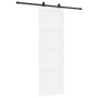 Puerta Corredera  con Juego de Herrajes Blanca 78x232 cm de Madera Maciza de Pino | Foro24.es | Tu tienda online para hogar, jardín y más Foro24.es