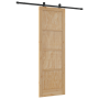 Puerta corrediza con conjunto de hardware 78x232 cm de madera maciza de pino | Foro24.es | Tu tienda online para hogar, jardín y más Foro24.es