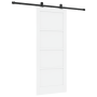 Puerta Deslizante  con Juego de Herrajes Blanca 83x202 cm Madera Maciza de Pino | Foro24.es | Tu tienda online para hogar, jardín y más Foro24.es
