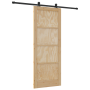 Puerta corrediza con juego de herrajes 83x211 cm Madera maciza de pino | Foro24.es | Tu tienda online para hogar, jardín y más Foro24.es