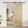 Puerta corrediza con juego de herrajes 83x211 cm Madera maciza de pino | Foro24.es | Tu tienda online para hogar, jardín y más Foro24.es