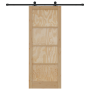 Puerta corrediza con juego de herrajes 83x211 cm Madera maciza de pino | Foro24.es | Tu tienda online para hogar, jardín y más Foro24.es