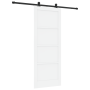 Puerta Corrediza  con Juego de Herrajes Blanca 83x211 cm Madera Maciza de Pino | Foro24.es | Tu tienda online para hogar, jardín y más Foro24.es