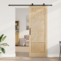 Puerta Corredera  con Juego de Herrajes 83x232 cm Madera Maciza de Pino | Foro24.es | Tu tienda online para hogar, jardín y más Foro24.es