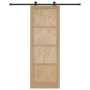 Puerta Corredera  con Juego de Herrajes 83x232 cm Madera Maciza de Pino | Foro24.es | Tu tienda online para hogar, jardín y más Foro24.es