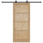 Puerta Corredera  con Juego de Accesorios 86x198.5 cm Madera Maciza de Pino | Foro24.es | Tu tienda online para hogar, jardín y más Foro24.es