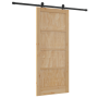 Puerta Corredera  con Juego de Accesorios 86x198.5 cm Madera Maciza de Pino | Foro24.es | Tu tienda online para hogar, jardín y más Foro24.es