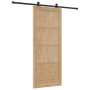 Puerta Corrediza  con Juego de Hardware 86x211 cm de Madera Maciza de Pino | Foro24.es | Tu tienda online para hogar, jardín y más Foro24.es
