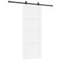Puerta Corrediza con Juego de Herrajes Blanca 86x211 cm Madera Sólida de Pino | Foro24.es | Tu tienda online para hogar, jardín y más Foro24.es