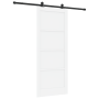 Puerta Corrediza con Juego de Herrajes Blanca 86x211 cm Madera Sólida de Pino | Foro24.es | Tu tienda online para hogar, jardín y más Foro24.es