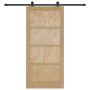 Puerta Corrediza  con Juego de Accesorios 93x202 cm de Madera Maciza de Pino | Foro24.es | Tu tienda online para hogar, jardín y más Foro24.es