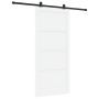 Puerta deslizante con hardware blanco 93x202 cm Madera maciza de pino | Foro24.es | Tu tienda online para hogar, jardín y más Foro24.es