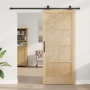Puerta corrediza  con kit de herrajes 93x211 cm Madera maciza de pino | Foro24.es | Tu tienda online para hogar, jardín y más Foro24.es