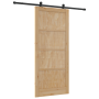 Puerta corrediza  con kit de herrajes 93x211 cm Madera maciza de pino | Foro24.es | Tu tienda online para hogar, jardín y más Foro24.es
