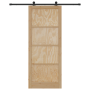 Puerta corrediza  con conjunto de hardware 93x232 cm de madera maciza de pino | Foro24.es | Tu tienda online para hogar, jardín y más Foro24.es