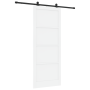 Puerta Corredera con Juego de Herrajes Blanca 93x232 cm Madera Sólida Pino | Foro24.es | Tu tienda online para hogar, jardín y más Foro24.es