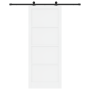 Puerta Corredera con Juego de Herrajes Blanca 93x232 cm Madera Sólida Pino | Foro24.es | Tu tienda online para hogar, jardín y más Foro24.es