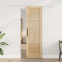 Puerta corrediza  con set de herrajes 61x198.5 cm Madera maciza de Pino | Foro24.es | Tu tienda online para hogar, jardín y más Foro24.es