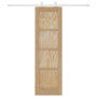 Puerta corrediza  con set de herrajes 61x198.5 cm Madera maciza de Pino | Foro24.es | Tu tienda online para hogar, jardín y más Foro24.es