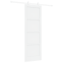 Puerta corredera  con set de herrajes blanca 73.5x211 cm de madera maciza de pino | Foro24.es | Tu tienda online para hogar, jardín y más Foro24.es