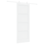 Puerta Corrediza  con Juego de Engranaje Blanca 78x202 cm Madera Maciza Pino | Foro24.es | Tu tienda online para hogar, jardín y más Foro24.es
