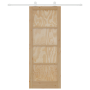 Puerta Corredera  con juego de herrajes 78x202 cm de madera maciza de pino | Foro24.es | Tu tienda online para hogar, jardín y más Foro24.es