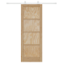Puerta Corrediza  con juego de herrajes 78x211 cm de madera maciza de pino | Foro24.es | Tu tienda online para hogar, jardín y más Foro24.es
