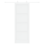 Puerta corrediza  con juego de herrajes blanca 78x211 cm de madera maciza de pino | Foro24.es | Tu tienda online para hogar, jardín y más Foro24.es