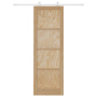 Puerta Corredera  con Juego de Herramientas 78x232 cm Madera Maciza de Pino | Foro24.es | Tu tienda online para hogar, jardín y más Foro24.es