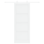 Puerta Corredera  con Juego de Herrajes Blanca 83x211 cm Madera Maciza de Pino | Foro24.es | Tu tienda online para hogar, jardín y más Foro24.es