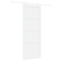 Puerta Corredera  con Juego de Herrajes Blanca 83x211 cm Madera Maciza de Pino | Foro24.es | Tu tienda online para hogar, jardín y más Foro24.es