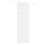 Puerta corrediza con herrajes blanca 83x232 cm de madera maciza de pino | Foro24.es | Tu tienda online para hogar, jardín y más Foro24.es