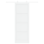 Puerta corrediza con herrajes blanca 83x232 cm de madera maciza de pino | Foro24.es | Tu tienda online para hogar, jardín y más Foro24.es