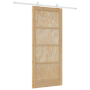 Puerta Corredera  con Juego de Herrajes 86x198.5 cm de Madera Sólida de Pino | Foro24.es | Tu tienda online para hogar, jardín y más Foro24.es