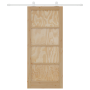 Puerta Corredera  con Juego de Herrajes 86x198.5 cm de Madera Sólida de Pino | Foro24.es | Tu tienda online para hogar, jardín y más Foro24.es
