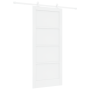 Puerta Corredera  con Juego de Herramientas Blanca 86x198.5 cm Madera Maciza de Pino | Foro24.es | Tu tienda online para hogar, jardín y más Foro24.es
