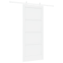 Puerta Corredera  con Juego de Herramientas Blanca 86x198.5 cm Madera Maciza de Pino | Foro24.es | Tu tienda online para hogar, jardín y más Foro24.es