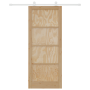 Puerta Corredera  con Juego de Herrajes 86x211 cm Madera Maciza de Pino | Foro24.es | Tu tienda online para hogar, jardín y más Foro24.es