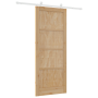 Puerta Corredera  con Juego de Herrajes 86x211 cm Madera Maciza de Pino | Foro24.es | Tu tienda online para hogar, jardín y más Foro24.es