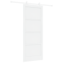 Puerta corrediza  con juego de herrajes blanca 86x211 cm de pino macizo | Foro24.es | Tu tienda online para hogar, jardín y más Foro24.es