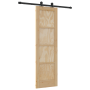 Puerta Corredera  + Juego de Accesorios 'ORKDAL'de Madera Maciza de Pino | Foro24.es | Tu tienda online para hogar, jardín y más Foro24.es